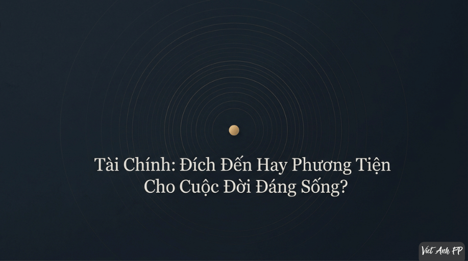 #57 TÀI CHÍNH LÀ MỤC TIÊU HAY PHƯƠNG TIỆN ĐỂ SỐNG MỘT CUỘC ĐỜI ĐÁNG SỐNG ? 1 1